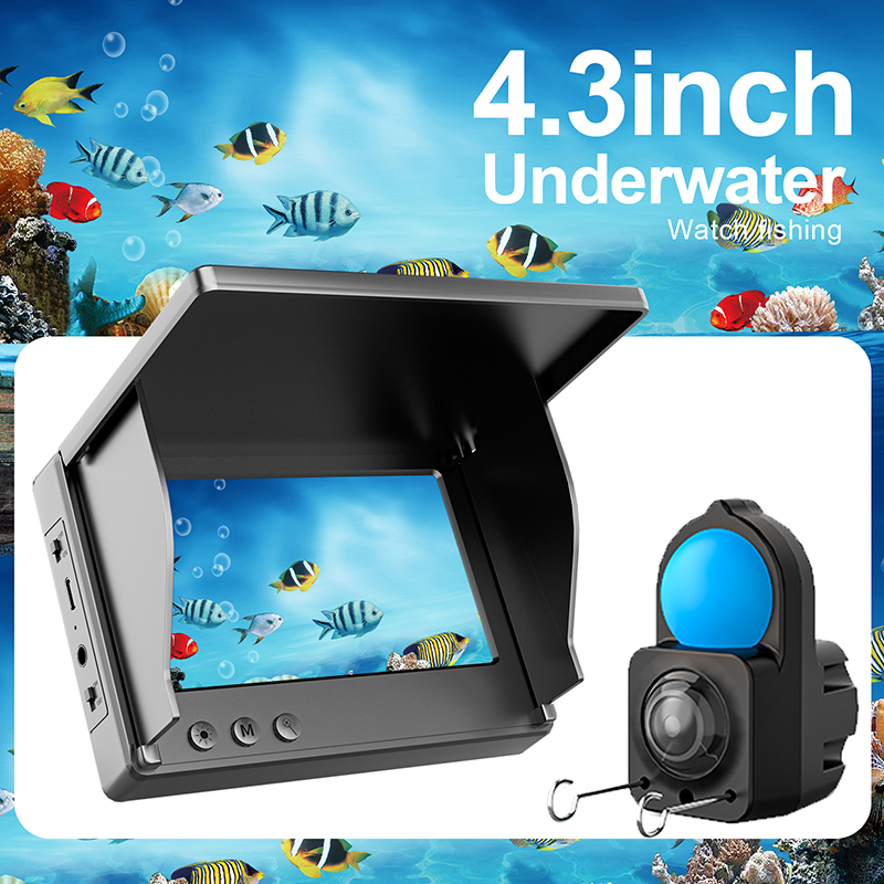 Fishing Boat Depth Finder - Wodoodporna kamera wędkarska IP68 z monitorem,