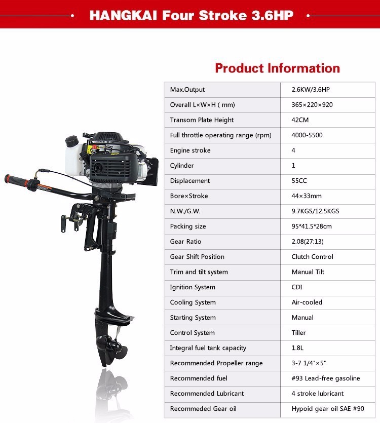 Nowy model 2026 Najwyższej Jak – Fishing Boat Outboard Motor recenzja i cena