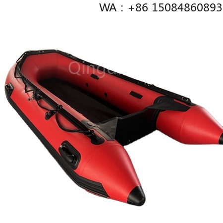 Czerwona pontonowa łódź wędkar – Fishing Boat Aluminum recenzja i cena