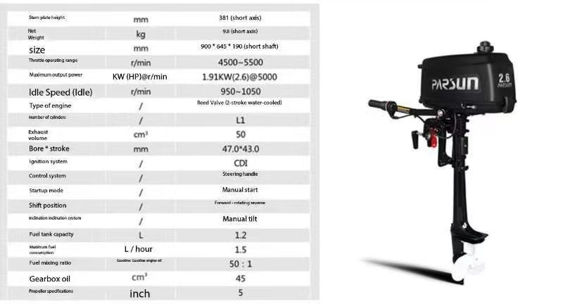 Najlepiej sprzedający się siln – Fishing Boat Outboard Motor recenzja i cena